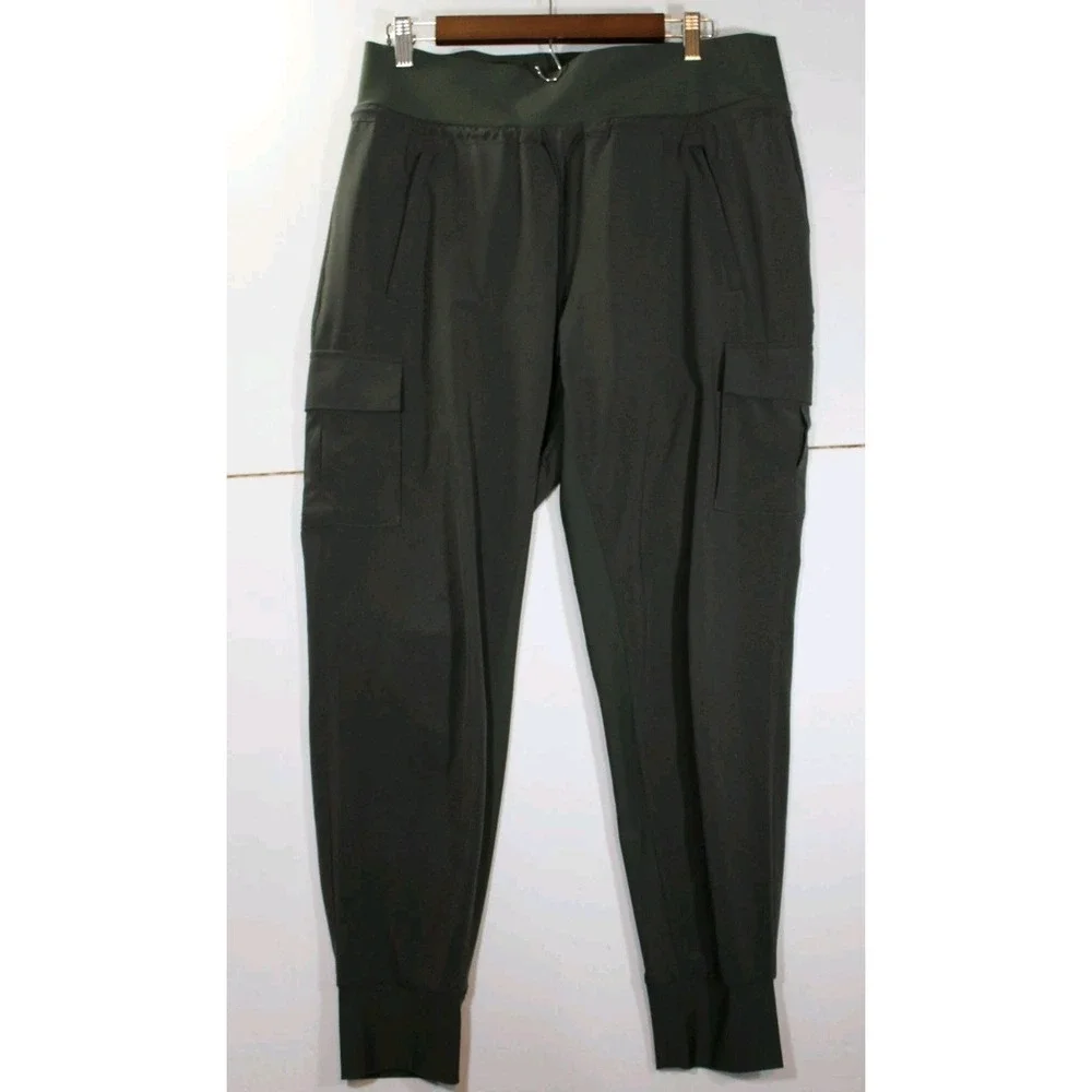 Athleta Women's Cargo Joggers Gray Size 10 - Picture 1 of 9
